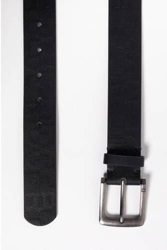 WE Fashion riem zwart Jongens Imitatieleer Effen 55 cm - Foto 3