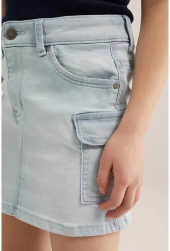 WE Fashion rok bright blue denim Blauw Meisjes Stretchkatoen Effen 110 116 - Foto 2