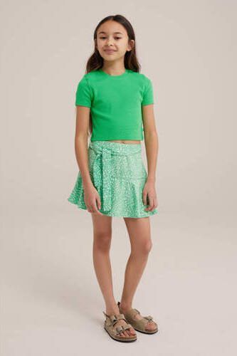 WE Fashion rok cactus Groen Meisjes Polyester Bloemen 158 164 - Foto 3