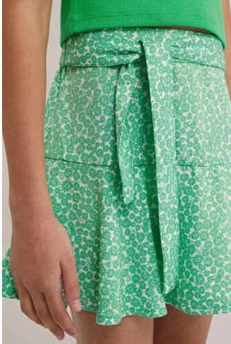 WE Fashion rok cactus Groen Meisjes Polyester Bloemen 158 164 - Foto 2