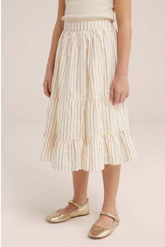 WE Fashion rok ecru Meisjes Katoen Effen 98 104 | Rok van - Foto 2