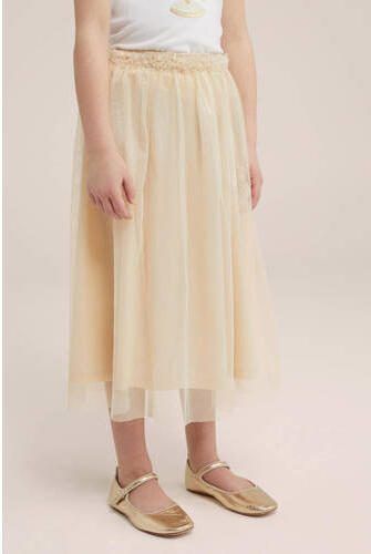 WE Fashion rok goud Meisjes Polyester Effen 92 | Rok van - Foto 3