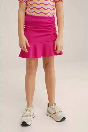 WE Fashion rok intense pink Roze Meisjes Viscose Effen 110 116 - Foto 2