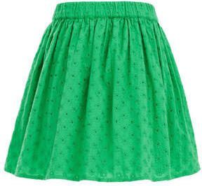 WE Fashion rok kikkergroen Meisjes Katoen Effen 110 116