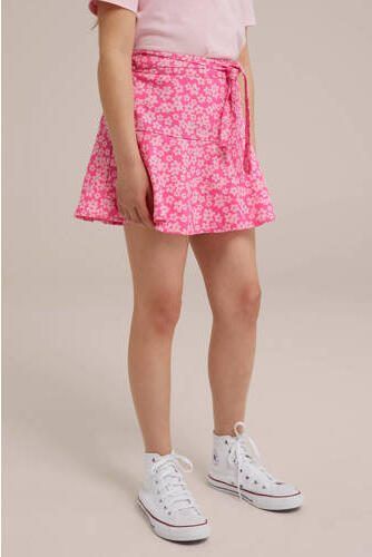 WE Fashion rok Roze Meisjes Polyester Bloemen 146 152 - Foto 3