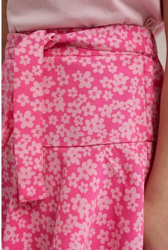 WE Fashion rok Roze Meisjes Polyester Bloemen 146 152 - Foto 2