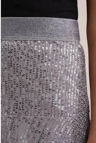 WE Fashion rok zilver Meisjes Polyester Effen 134 140 - Foto 2