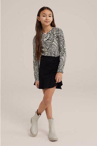 WE Fashion rok zwart Meisjes Viscose Effen 92 | Rok van