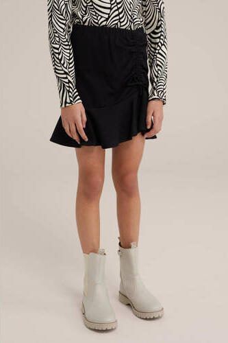 WE Fashion rok zwart Meisjes Viscose Effen 92 | Rok van - Foto 2