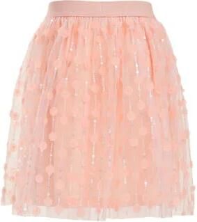 WE Fashion semi-transparante rok roze Meisjes Polyamide Effen 110 116 - Foto 3