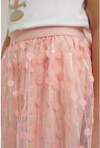 WE Fashion semi-transparante rok roze Meisjes Polyamide Effen 110 116 - Foto 2