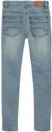 WE Fashion skinny jeans blue denim Blauw Effen 110 - Foto 3