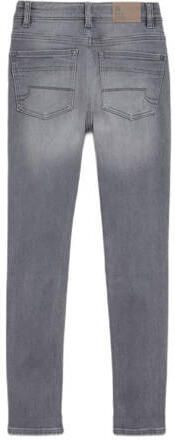WE Fashion skinny jeans light grey denim Grijs Jongens Stretchdenim Effen 146 - Foto 1