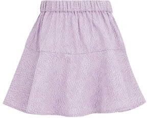 WE Fashion skort met all over print lila Rok Paars Meisjes Polyester All over print 110 116 - Foto 3