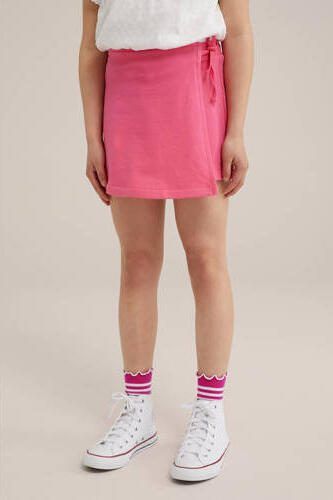 WE Fashion skort roze Rok Meisjes Katoen Effen 134 140 - Foto 2