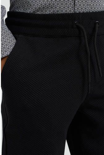 WE Fashion slim fit broek zwart Jongens Polyester Effen 104 - Foto 3
