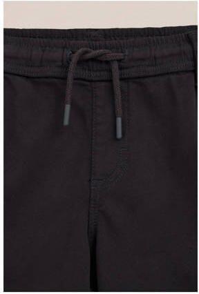 WE Fashion slim fit cargobroek Blauw Jongens Stretchkatoen Ruit 116 - Foto 2