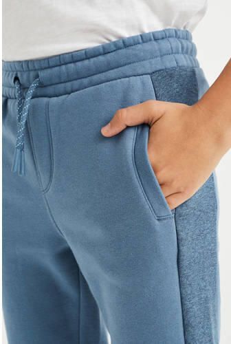 WE Fashion slim fit joggingbroek blauw Jongens Sweat Effen 104 - Foto 3