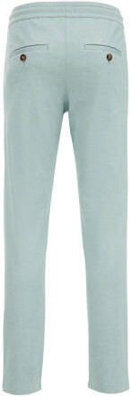 WE Fashion slim fit joggingbroek mintgroen Jongens Polyester Effen 104 - Foto 3