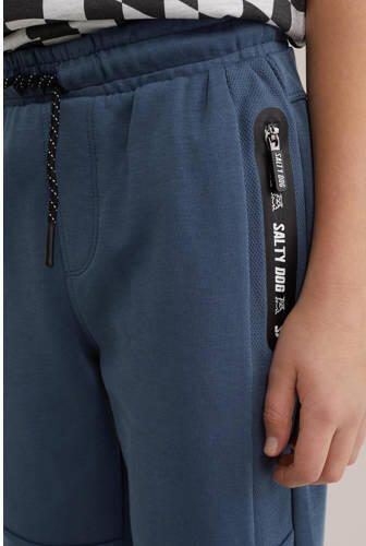 WE Fashion slim fit sweatshort blauw Effen 110 | Sweatshort van - Foto 2
