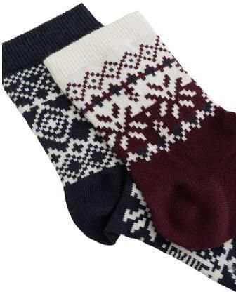WE Fashion sokken met print donkerrood donkerblauw Jongens Katoen All over print - Foto 2
