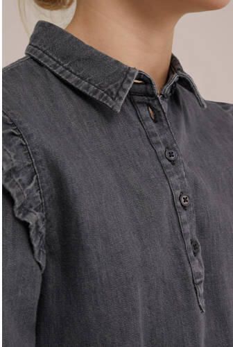 WE Fashion spijkerjurk grey denim Grijs Effen 122 128 - Foto 2
