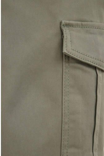 WE Fashion super skinny cargobroek zachtgroen Meisjes Stretchkatoen Effen 116 - Foto 2