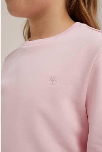 WE Fashion sweater lichtroze Effen 134 140 | Sweater van - Foto 2
