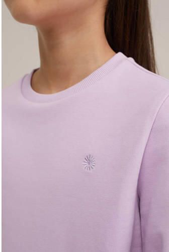 WE Fashion sweater lila Paars Effen 134 140 | Sweater van - Foto 2