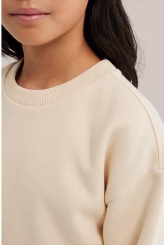 WE Fashion sweater met backprint zand Beige Backprint - Foto 2