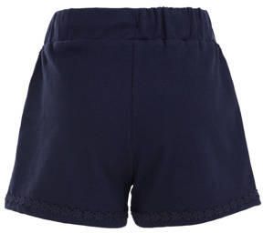 WE Fashion sweatshort donkerblauw Meisjes Katoen Effen 110 116