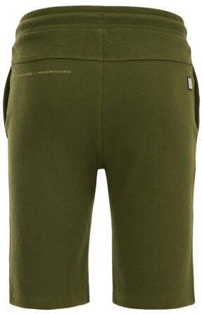 WE Fashion sweatshort mosgroen Effen 104 | Sweatshort van