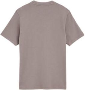 WE Fashion T-shirt Bruin Jongens Katoen Ronde hals Effen 110 116 - Foto 4