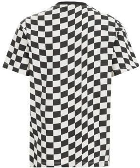 WE Fashion T-shirt met all over print zwart wit Jongens Katoen Ronde hals 110 116