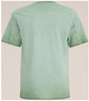 WE Fashion T-shirt met printopdruk ivy green Groen Jongens Katoen Ronde hals 122 128