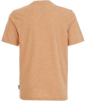 WE Fashion T-shirt met printopdruk oranje Jongens Katoen Ronde hals Printopdruk 110 116