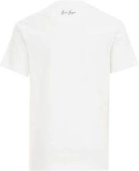 WE Fashion T-shirt met printopdruk wit Jongens Katoen Ronde hals Printopdruk 110 116 - Foto 2