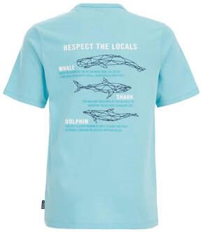 WE Fashion T-shirt open air Jongens Katoen Ronde hals Effen 170 176