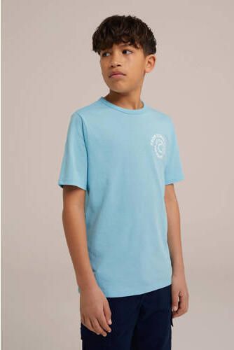 WE Fashion T-shirt open air Jongens Katoen Ronde hals Effen 170 176 - Foto 3