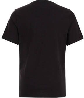 WE Fashion T-shirt zwart Jongens Katoen Ronde hals Effen 110 116 - Foto 4