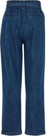 WE Fashion tapered fit jeans medium blue denim Blauw Effen 140 - Foto 1