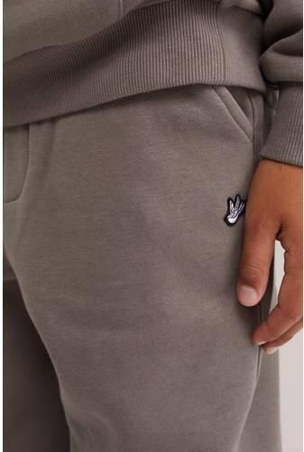 WE Fashion tapered joggingbroek grijs Jongens Katoen Effen - Foto 2