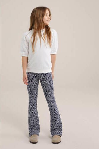 WE Fashion top wit Meisjes Katoen Ronde hals Effen 110 116 - Foto 2