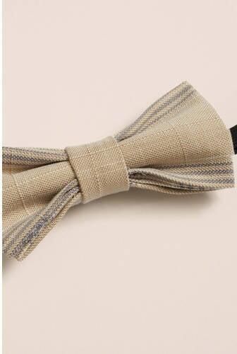 WE Fashion vlinderstrik beige Vlinderdas Jongens Polyester Ruit - Foto 1