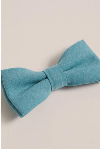 WE Fashion vlinderstrik Taro aqua Vlinderdas Blauw Jongens Polyester Effen - Foto 1