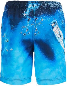 WE Fashion zwemshort blauw Jongens Polyester All over print 110 116 - Foto 3