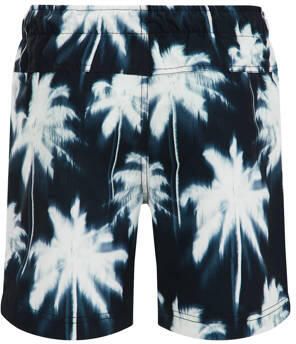 WE Fashion zwemshort zwart wit Jongens Polyester All over print 110 116 - Foto 2