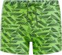 WE Fashion zwemboxer groen zwart Jongens Gerecycled polyamide All over print 110 116 - Thumbnail 1
