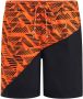 WE Fashion zwemshort oranje zwart Jongens Polyester Meerkleurig 134 140 - Thumbnail 1