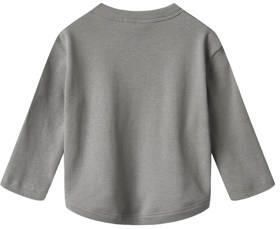 Wheat longsleeve grijs Jongens Stretchkatoen Ronde hals Effen - Foto 3